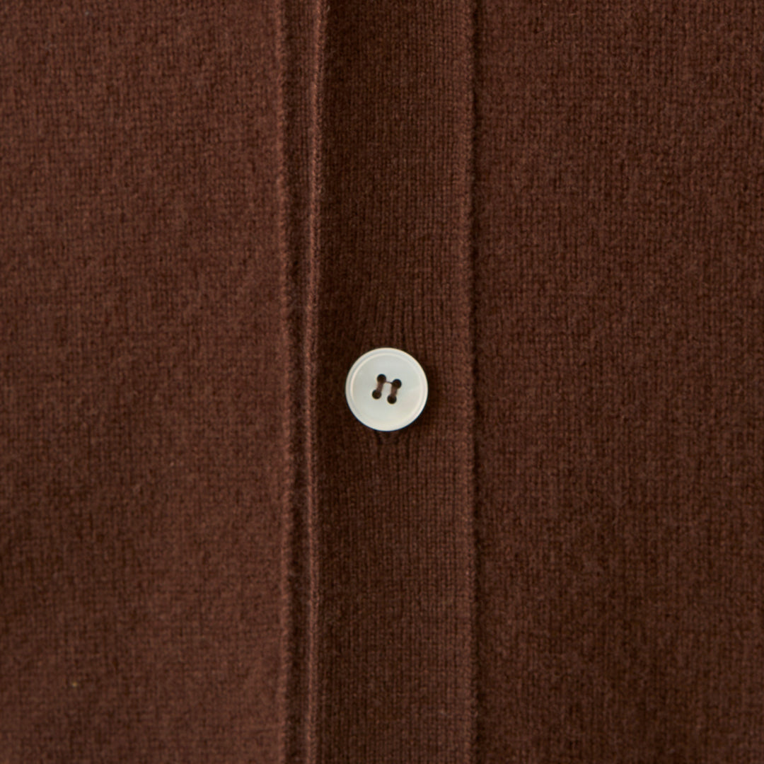 Men's Lambswool V-Neck Knit Cardigan
