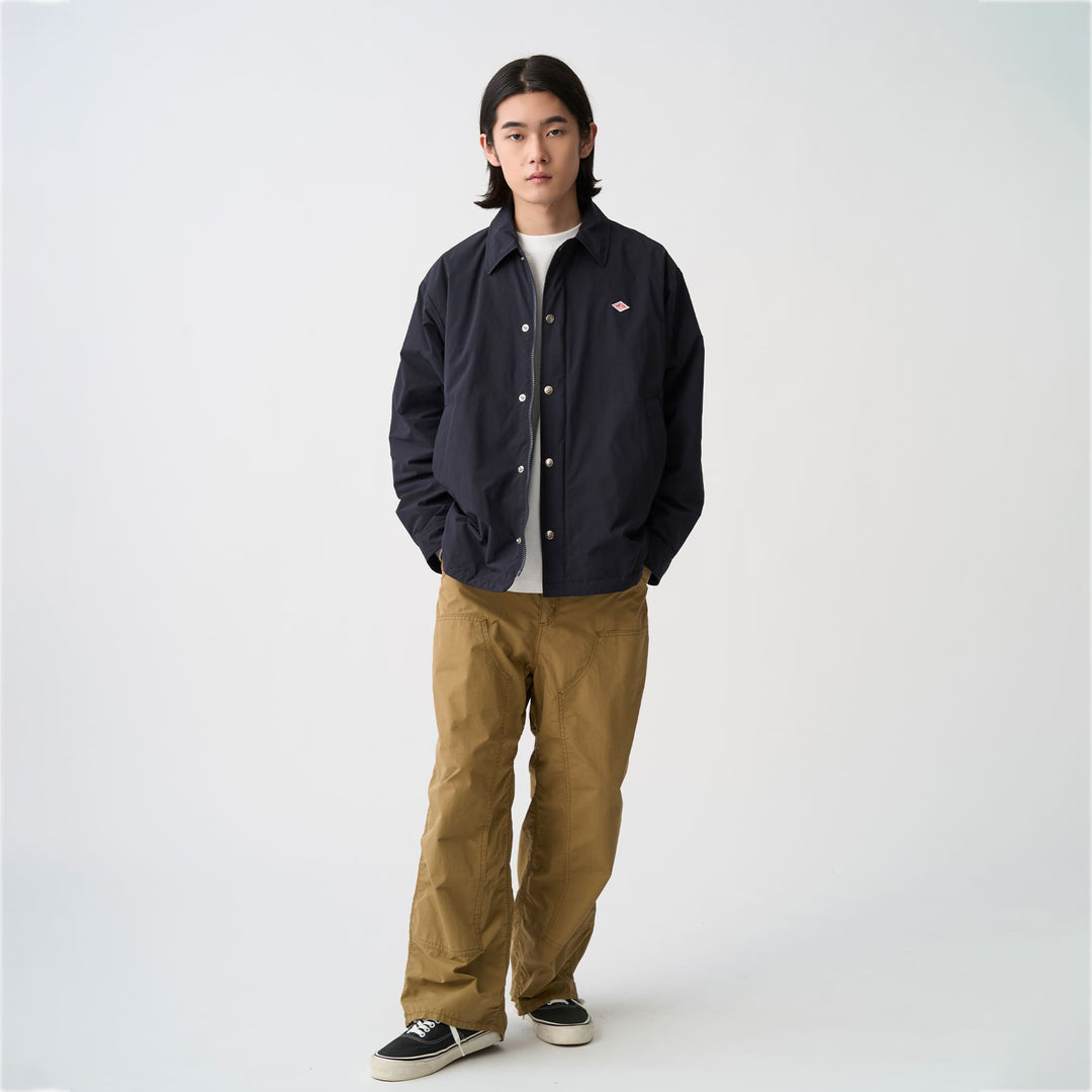 Men's Peach Taffeta Insulaition Coach Jacket