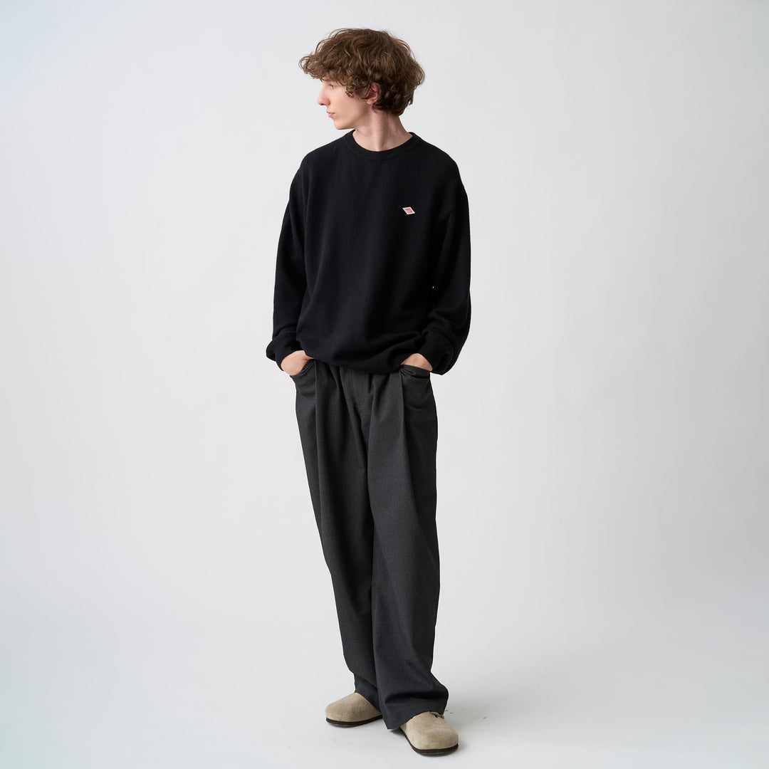 Men's Lambswool Crew Neck Knit Pullover