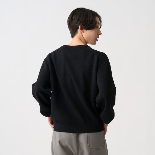 Women's Lambswool Crew Neck Knit Pullover