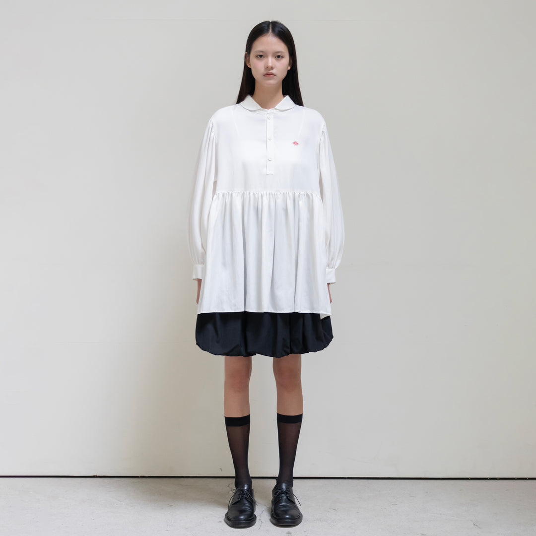 DANTON × eunoia - Round Collar Shirt