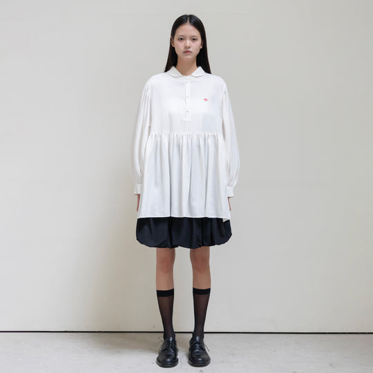 DANTON × eunoia - Round Collar Shirt