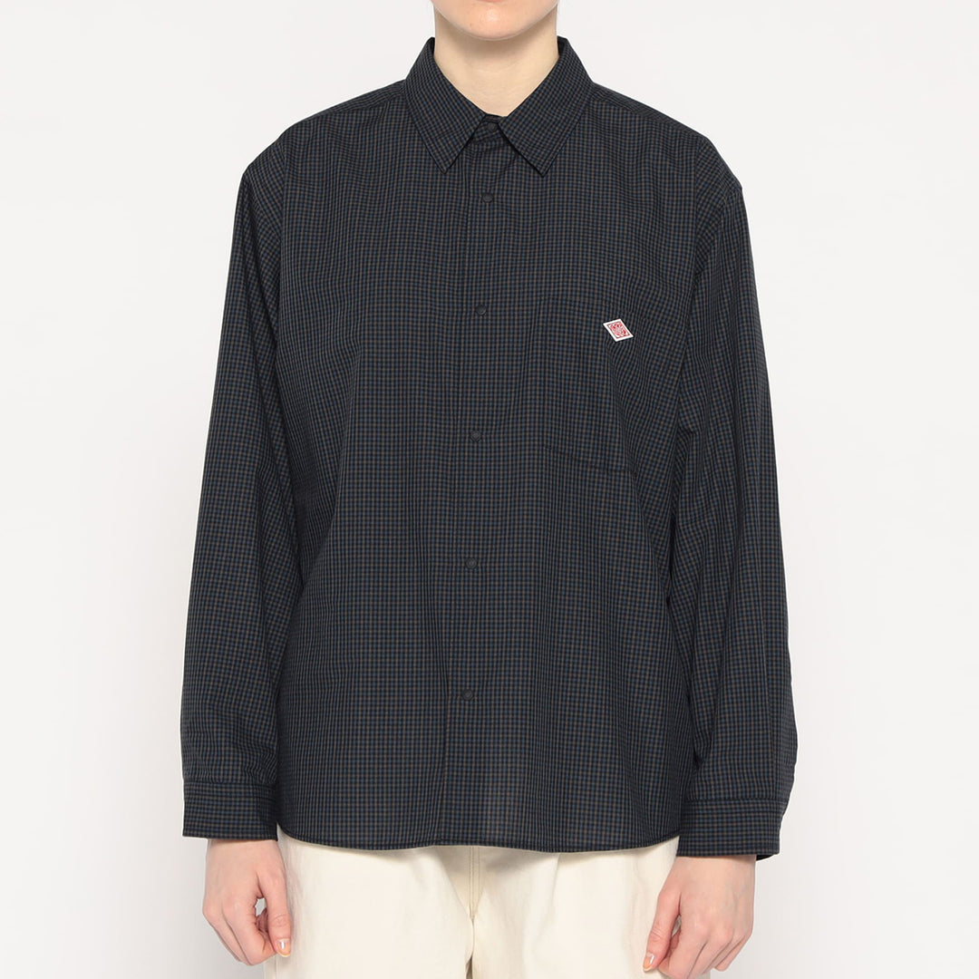 Women's Cotton Twill Classic Collar Shirt