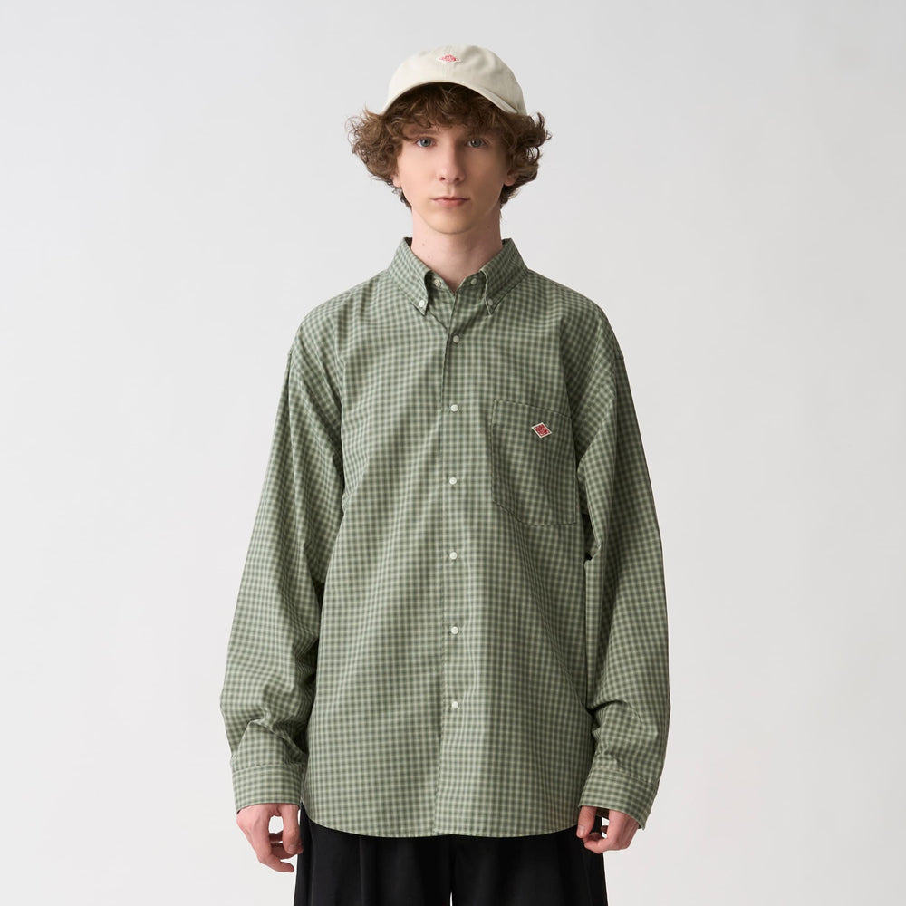 Men's Cotton Twill Button-Down Shirt