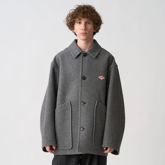 Men's Wool Melton Coverall Jacket