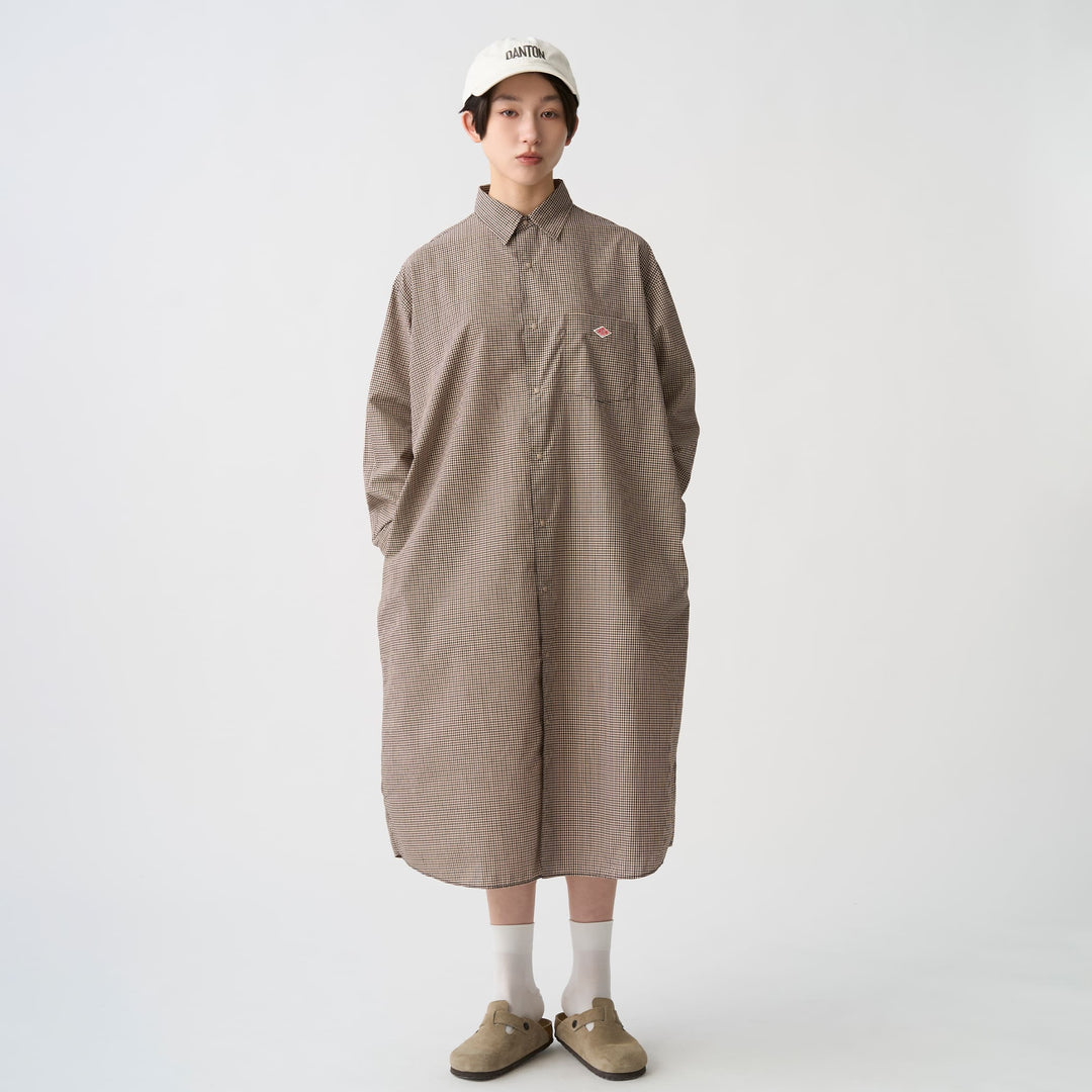 Women's Cotton Twill Classic Collar Dress