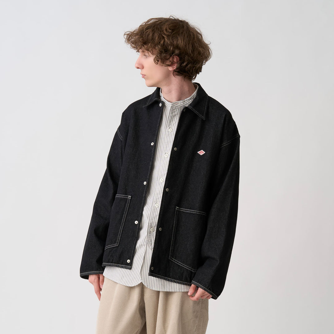 Men's Denim Coverall Blouson