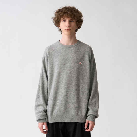 Men's Lambswool Crew Neck Knit Pullover