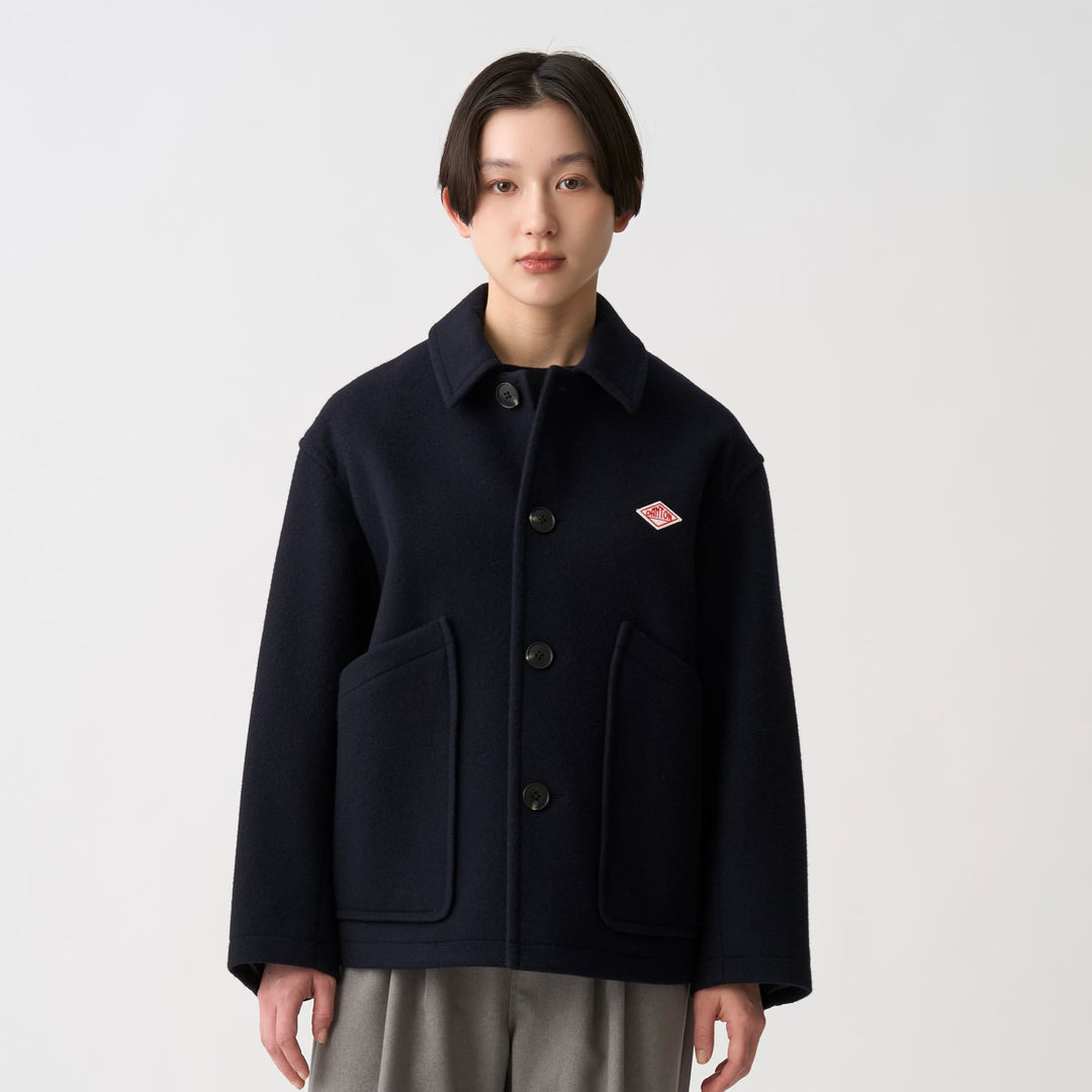 Women's Wool Melton Coverall Jacket