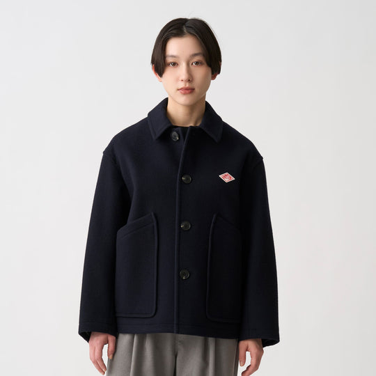 Women's Wool Melton Coverall Jacket