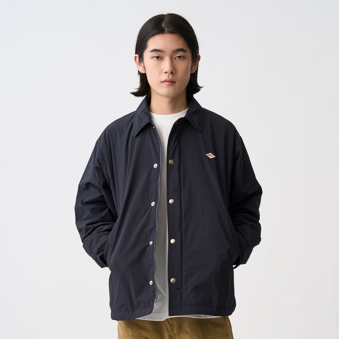 Men's Peach Taffeta Insulaition Coach Jacket
