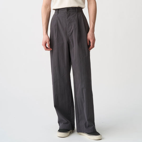 Men’s C/N Twill Double Pleated Easy Pants
