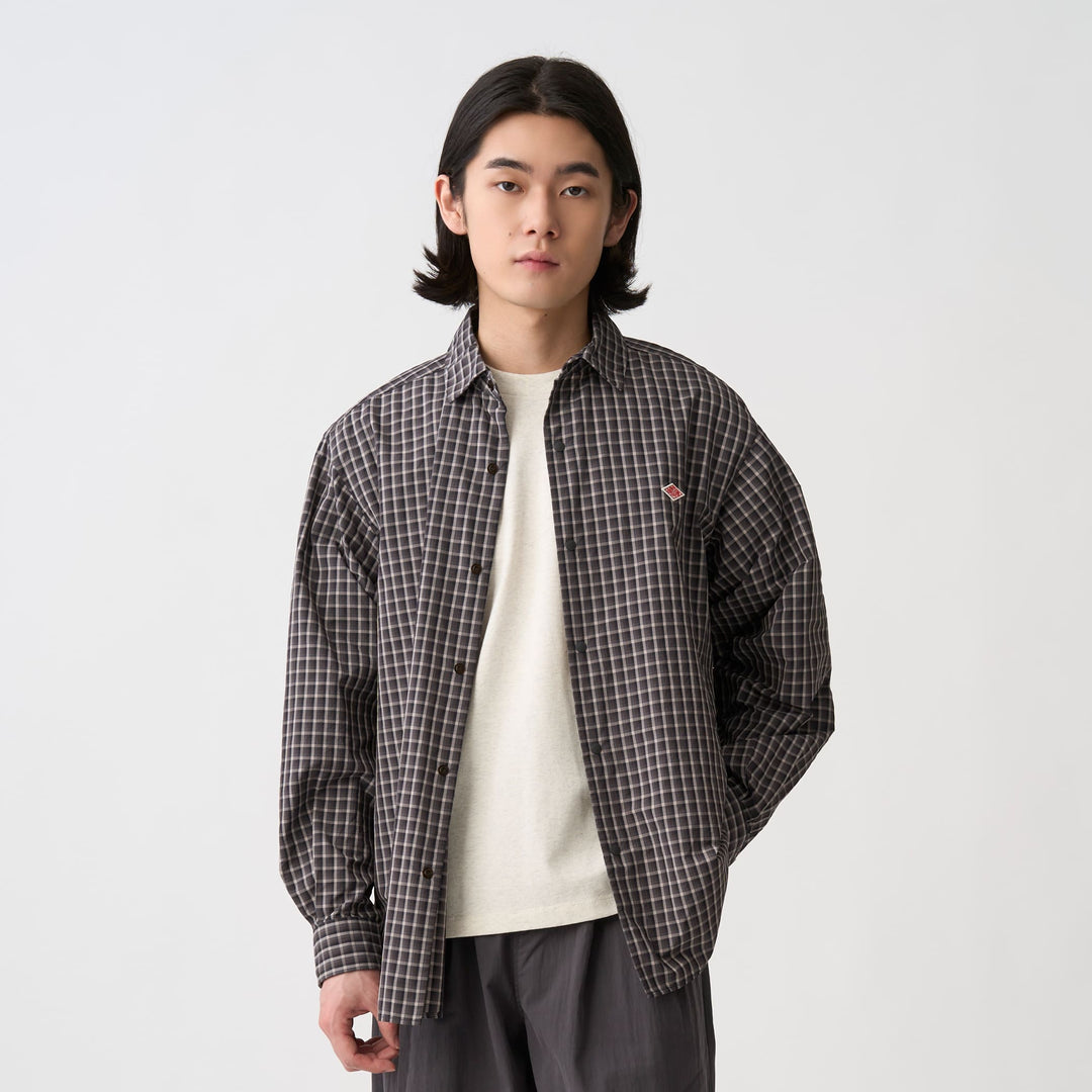 Men's Nylon Regular Collar Shirt