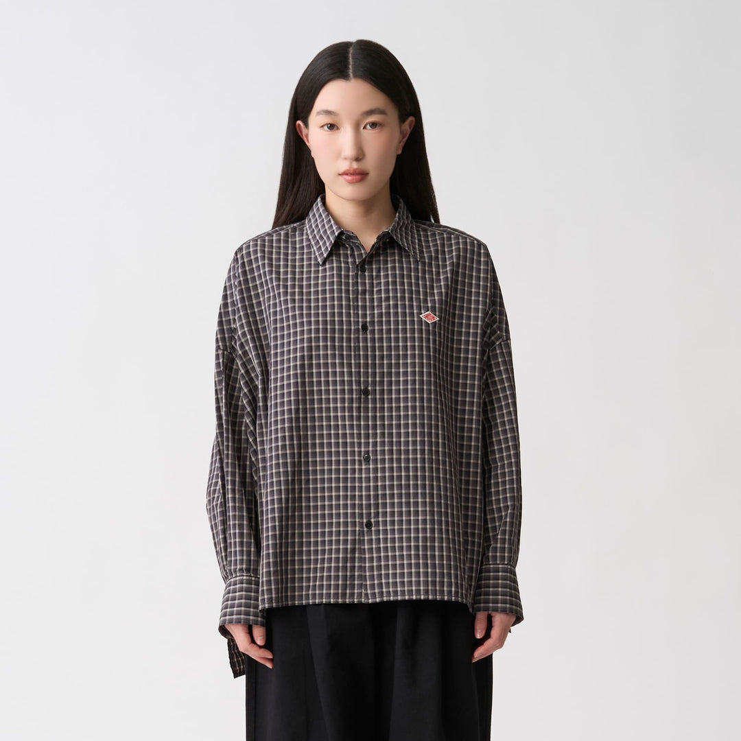 Women's Nylon Regular Collar Shirt
