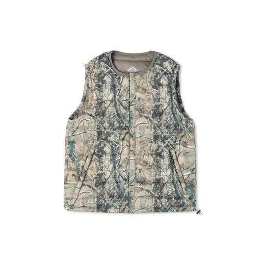 Men's Crewneck Inner Down Vest - Tree Camo Print