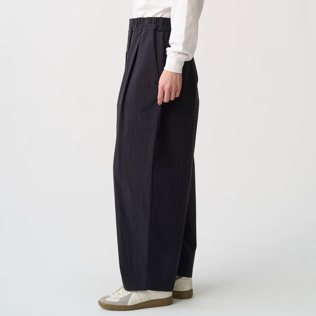 Women's C/N Twill Double Pleated Easy Pants