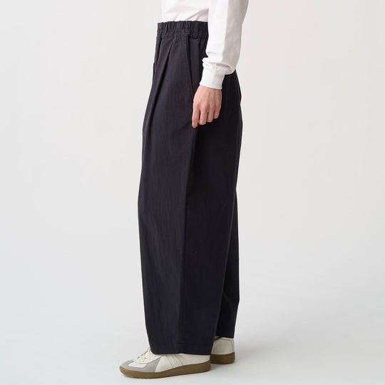Women's C/N Twill Double Pleated Easy Pants