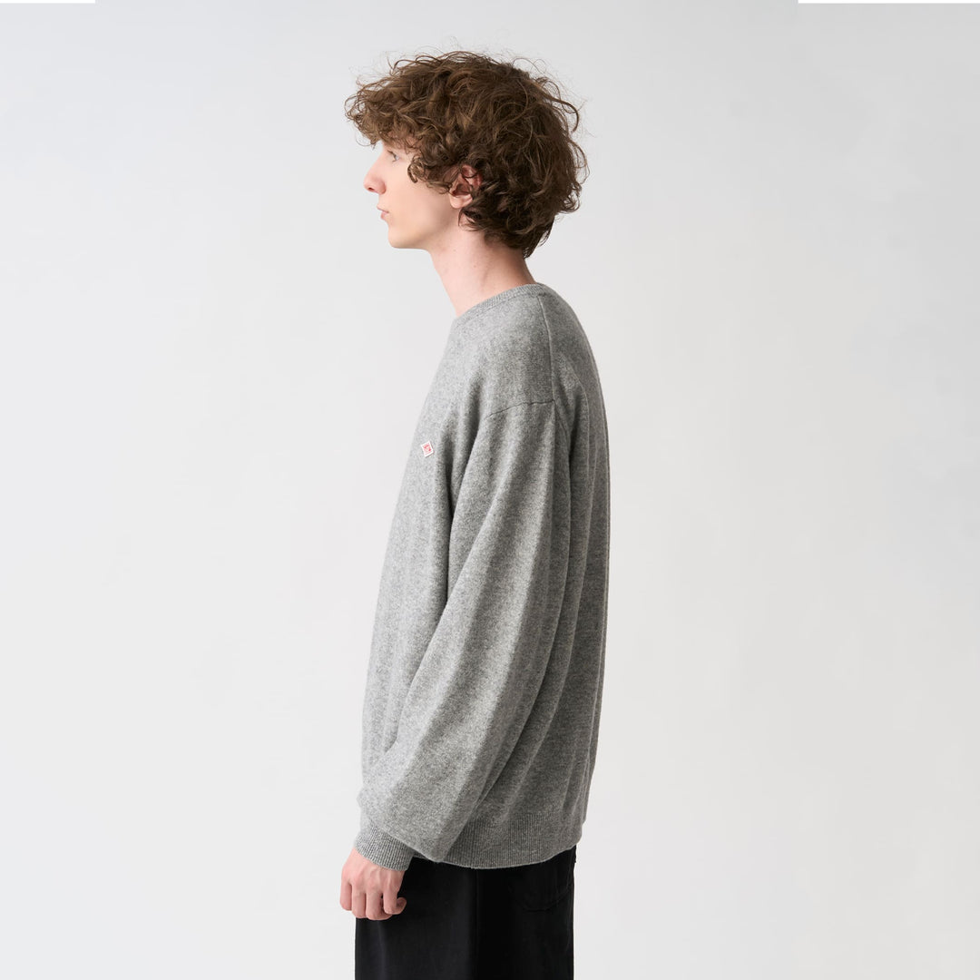 Men's Lambswool Crew Neck Knit Pullover