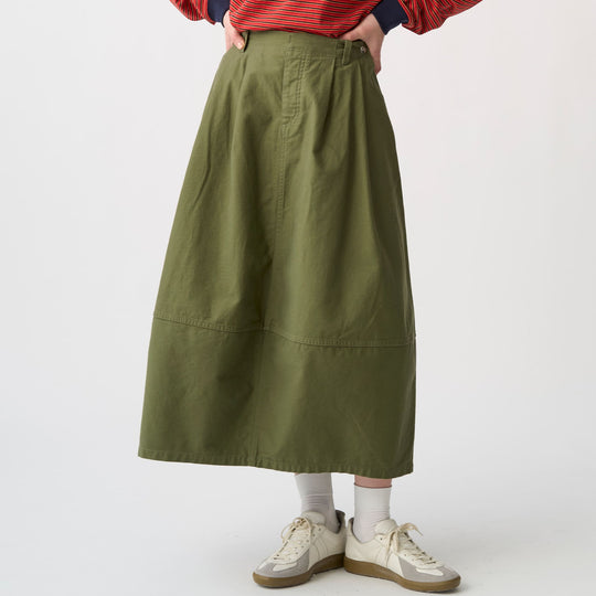 Women's Back Satin Cocoon Skirt