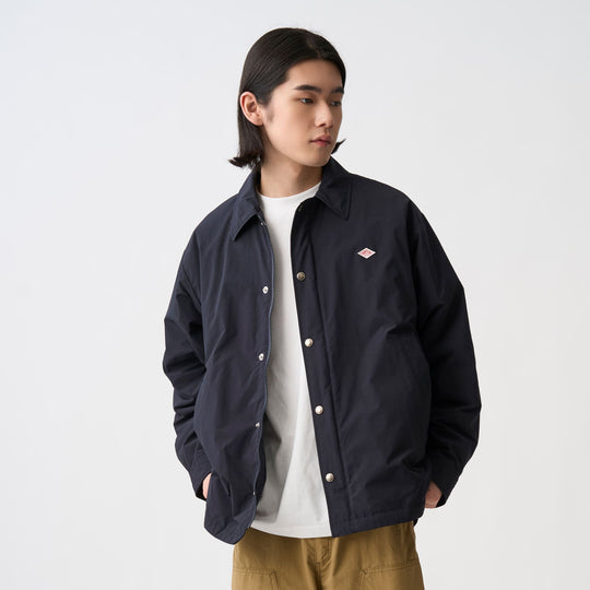 Men's Peach Taffeta Insulaition Coach Jacket