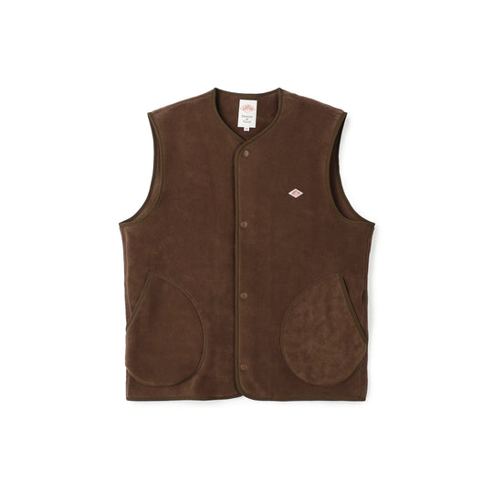 Men's Fleece Collarless Vest