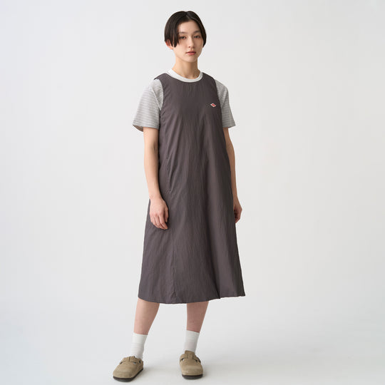 Women's Insulation Nylon Round Neck Dress