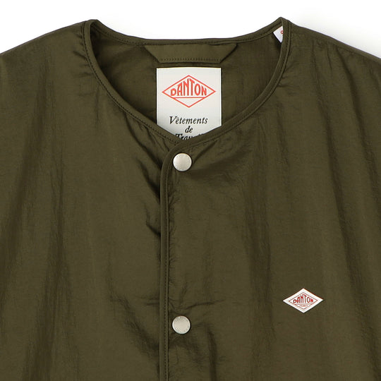Women's Japan-Made Collarless Down Jacket