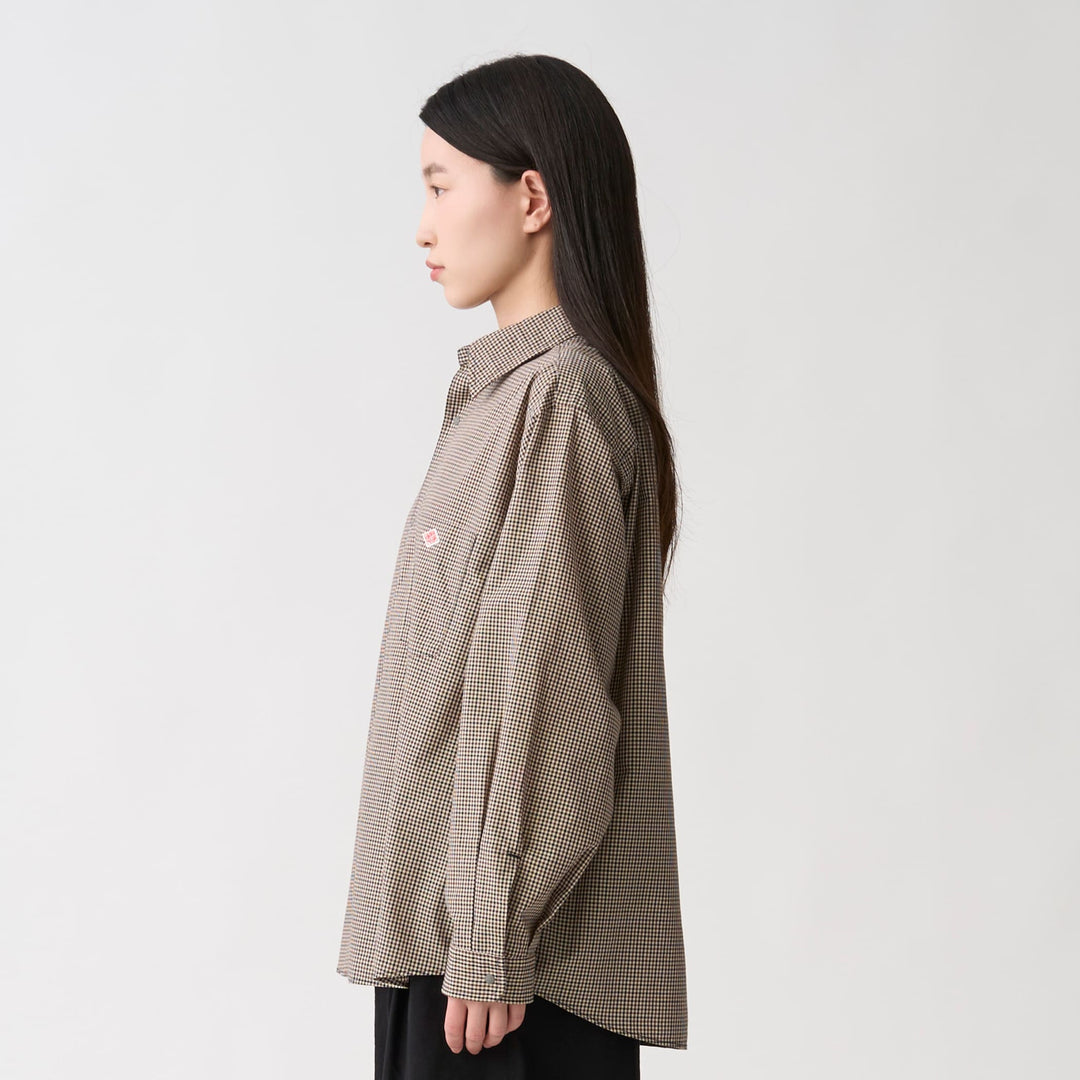 Women's Cotton Twill Classic Collar Shirt