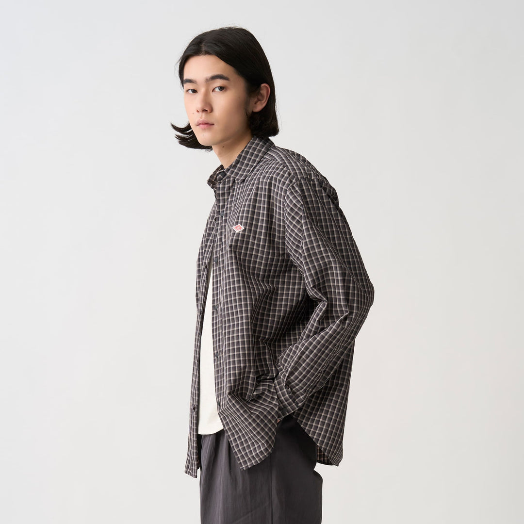 Men's Nylon Regular Collar Shirt