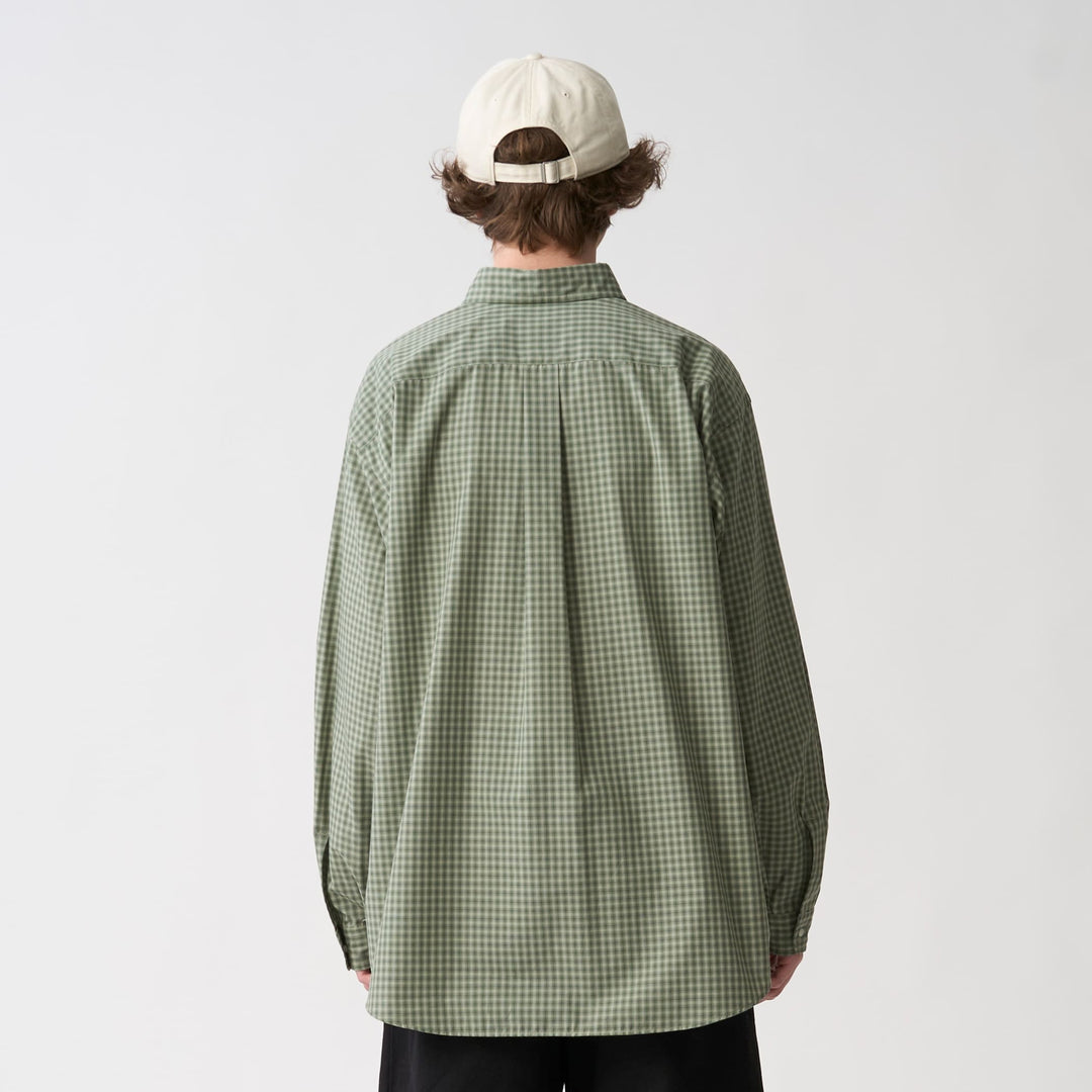 Men's Cotton Twill Button-Down Shirt