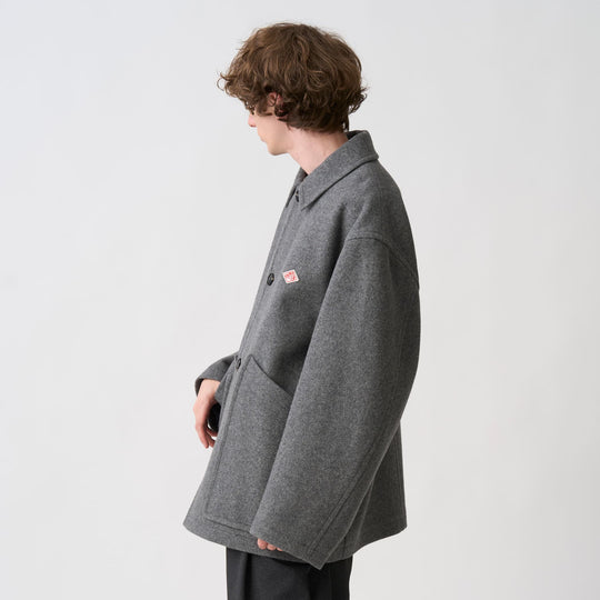 Men's Wool Melton Coverall Jacket