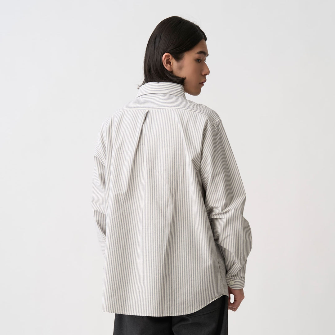 Men's Oxford Round Collar Pullover Shirt Pattern