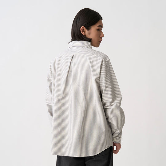Men's Oxford Round Collar Pullover Shirt Pattern