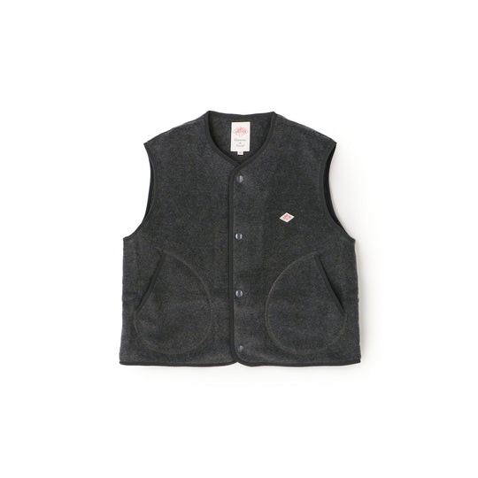 Women's Fleece Collarless Vest