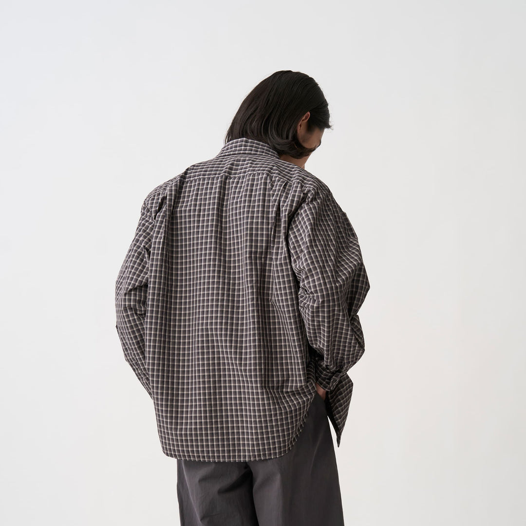 Men's Nylon Regular Collar Shirt