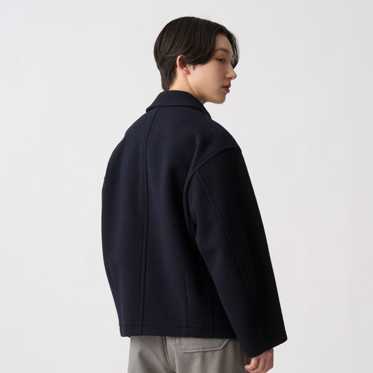 Women's Wool Melton Coverall Jacket