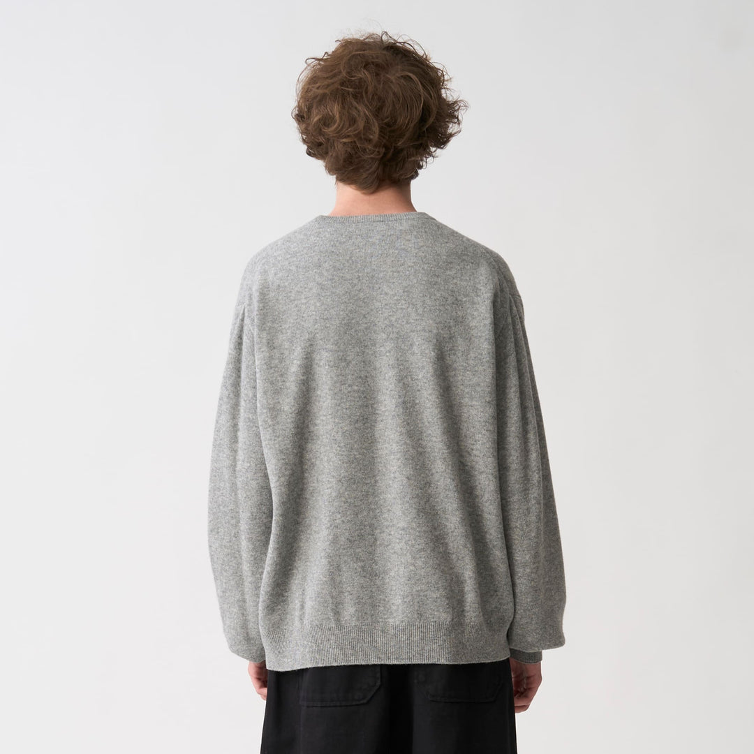 Men's Lambswool Crew Neck Knit Pullover