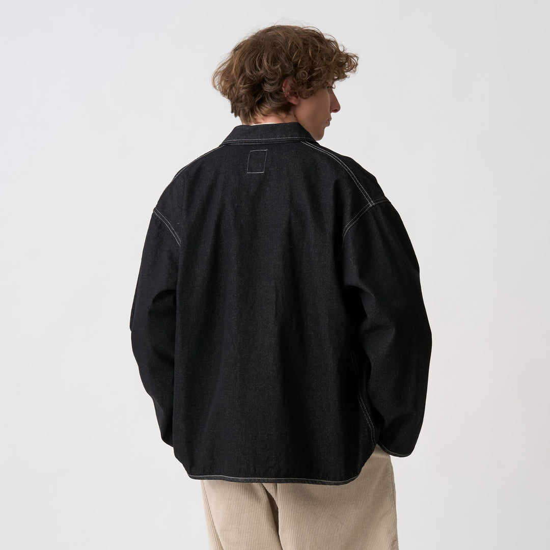 Men's Denim Coverall Blouson