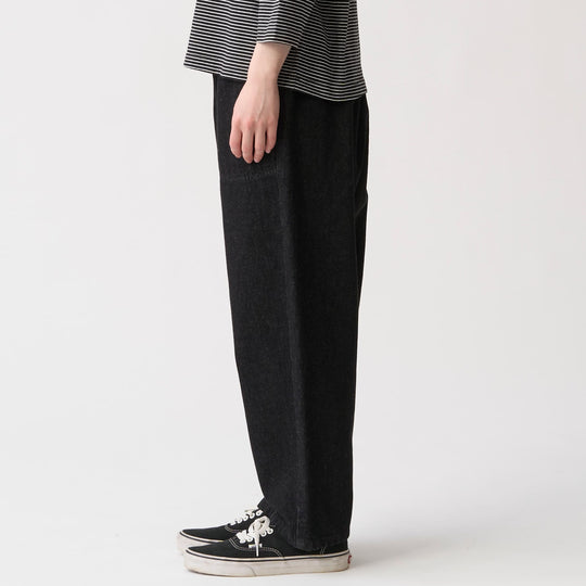 Women’s Black Denim Easy Pants