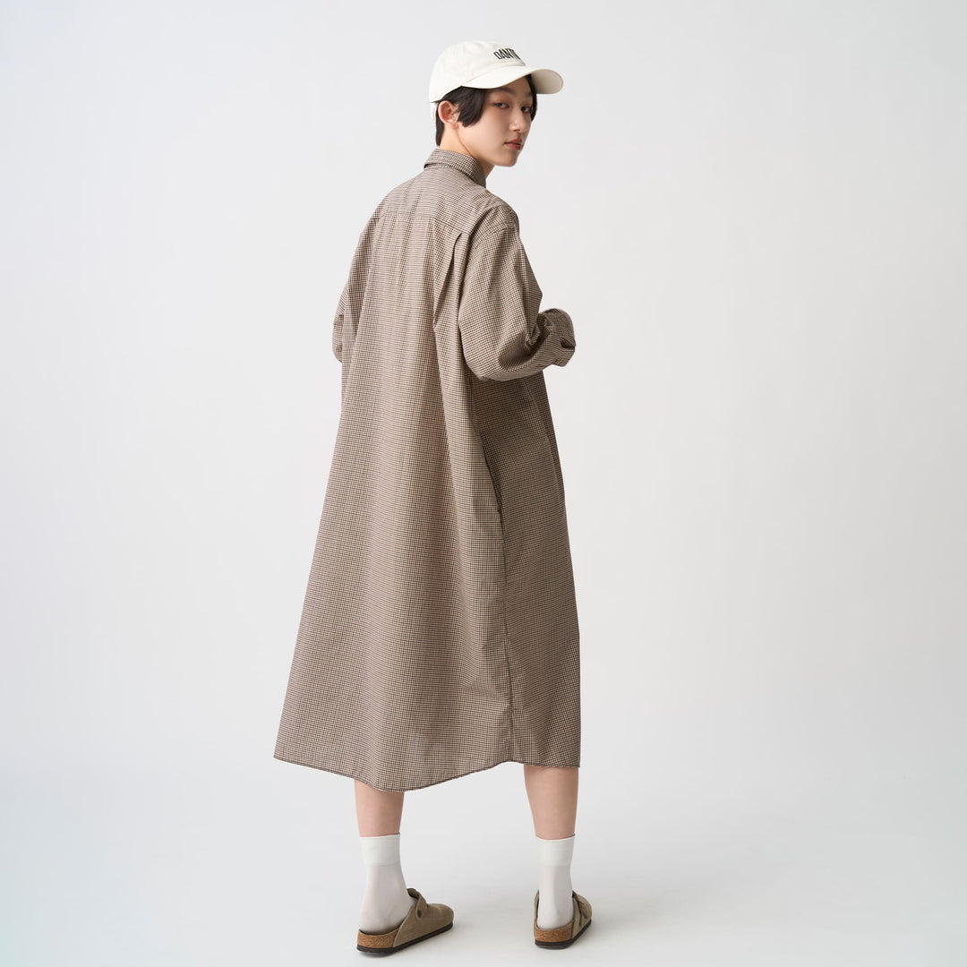 Women's Cotton Twill Classic Collar Dress