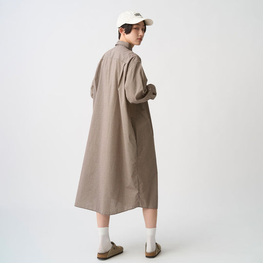 Women's Cotton Twill Classic Collar Dress
