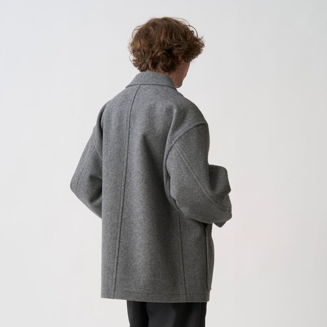 Men's Wool Melton Coverall Jacket