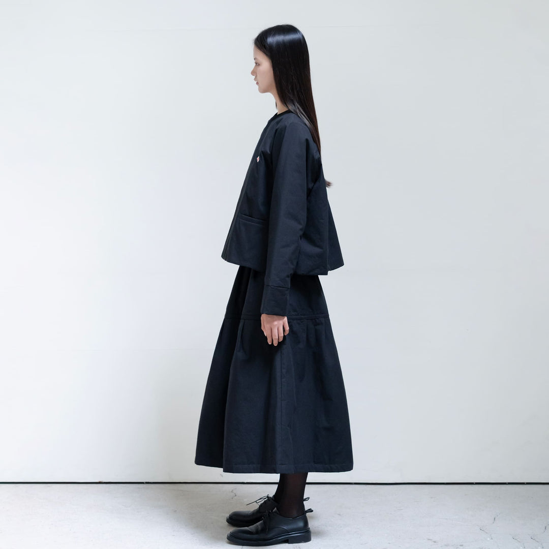 DANTON × eunoia - Tuck Padding Skirt