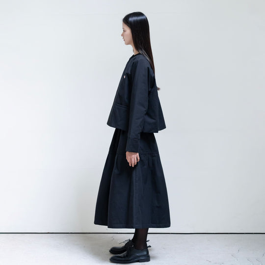 DANTON × eunoia - Tuck Padding Skirt