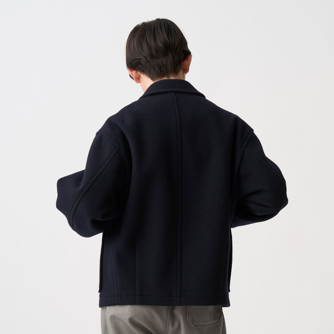 Women's Wool Melton Coverall Jacket