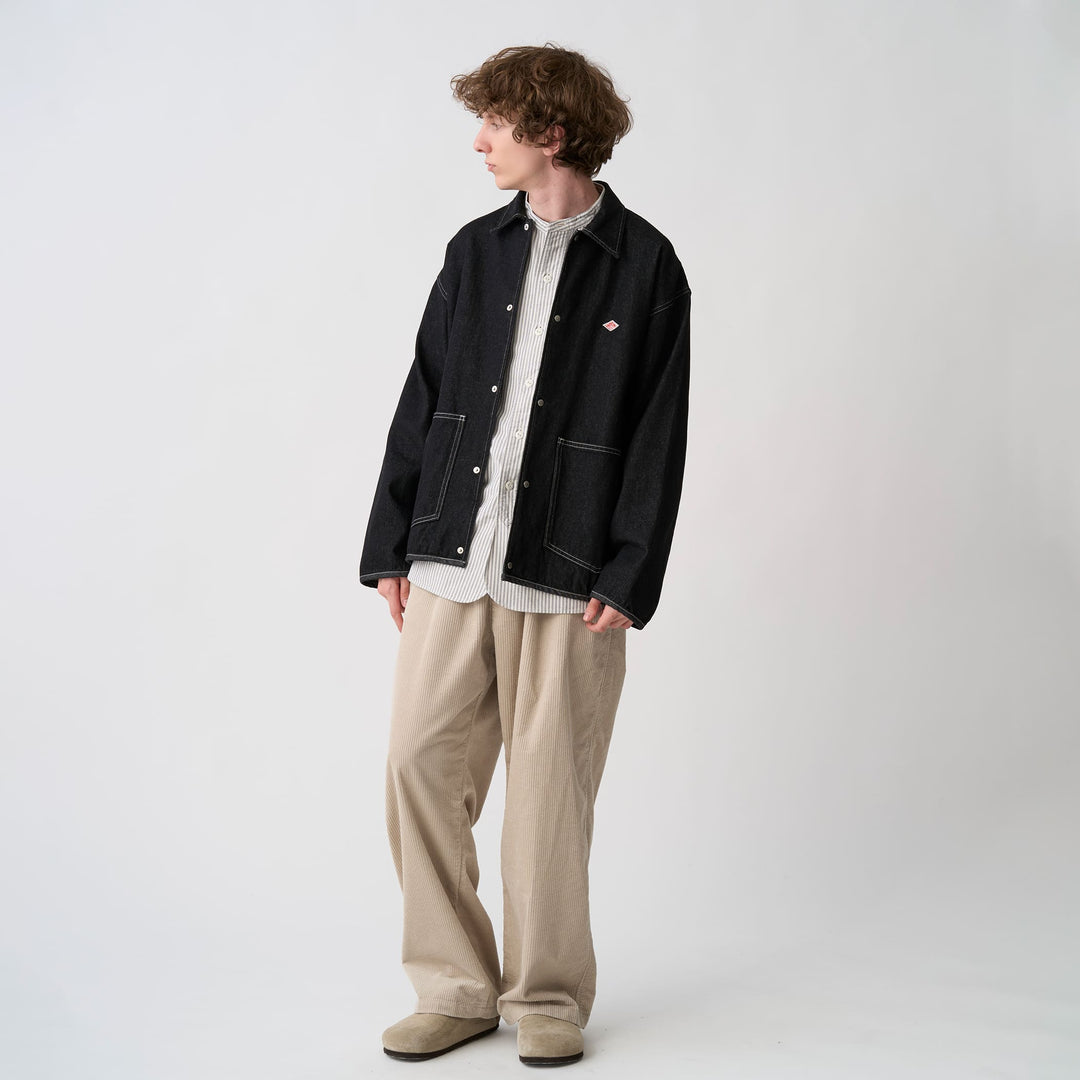 Men's Denim Coverall Blouson