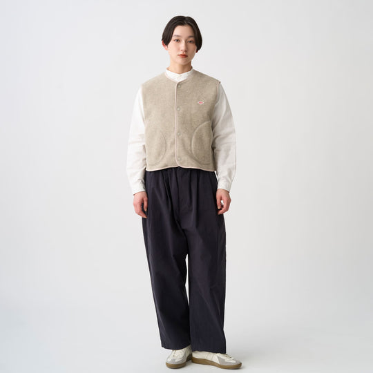 Women's Fleece Collarless Vest