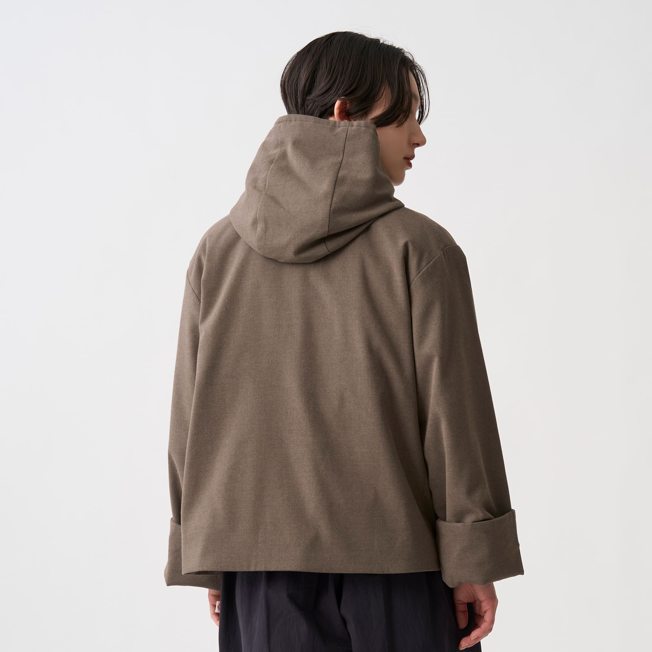 Women's Wool Like Insulation Hooded Wide Jacket – DANTON