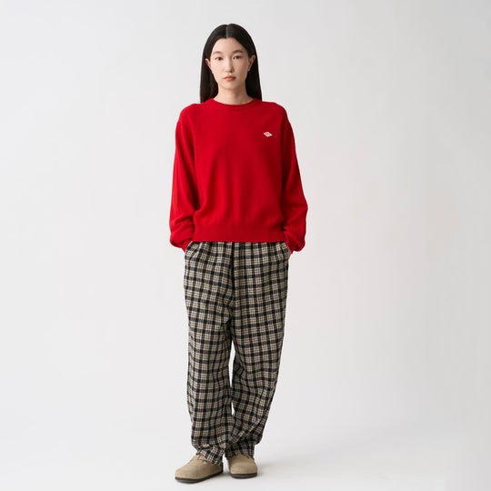 Women's Lambswool Crew Neck Knit Pullover