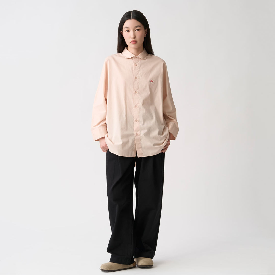 Women's High Count Twill Dolman Sleeve Tunic Shirt